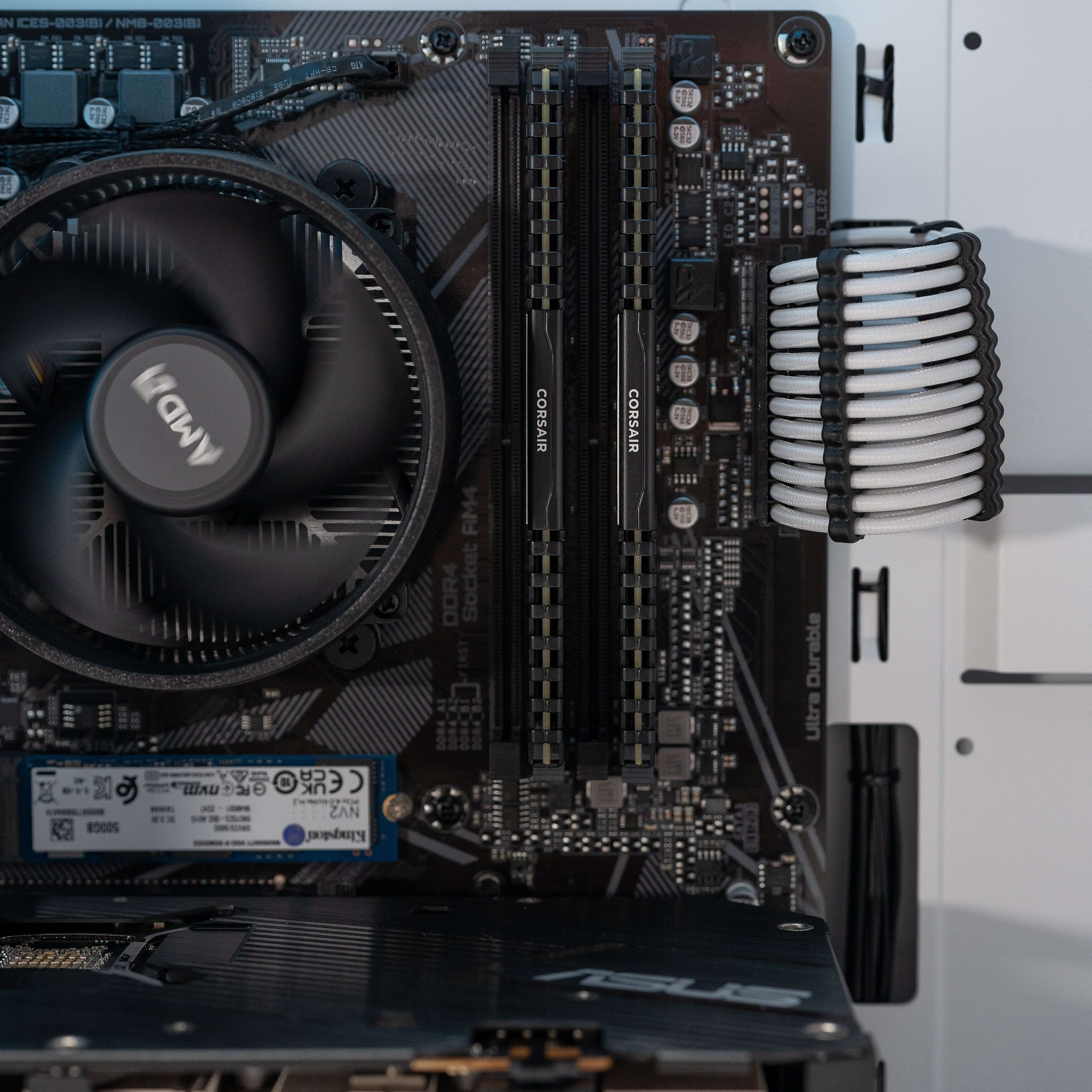 The KUDAN: LVL 3 Gaming PC is equipped with 16GB (2x8) HyperX Fury RAM running at 3200MHz.