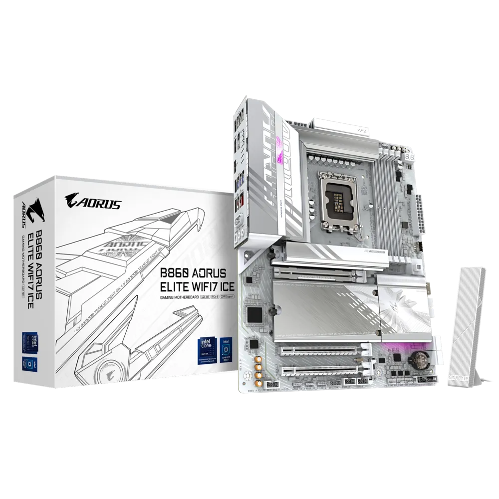 Gigabyte B860 AORUS ELITE WIFI7 ICE Motherboard