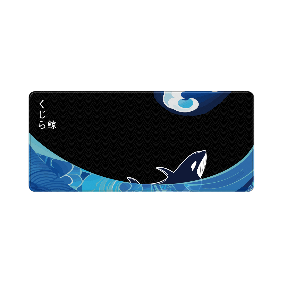 Fantech ATO MP905 KUJIRA desk mat in Black, top view