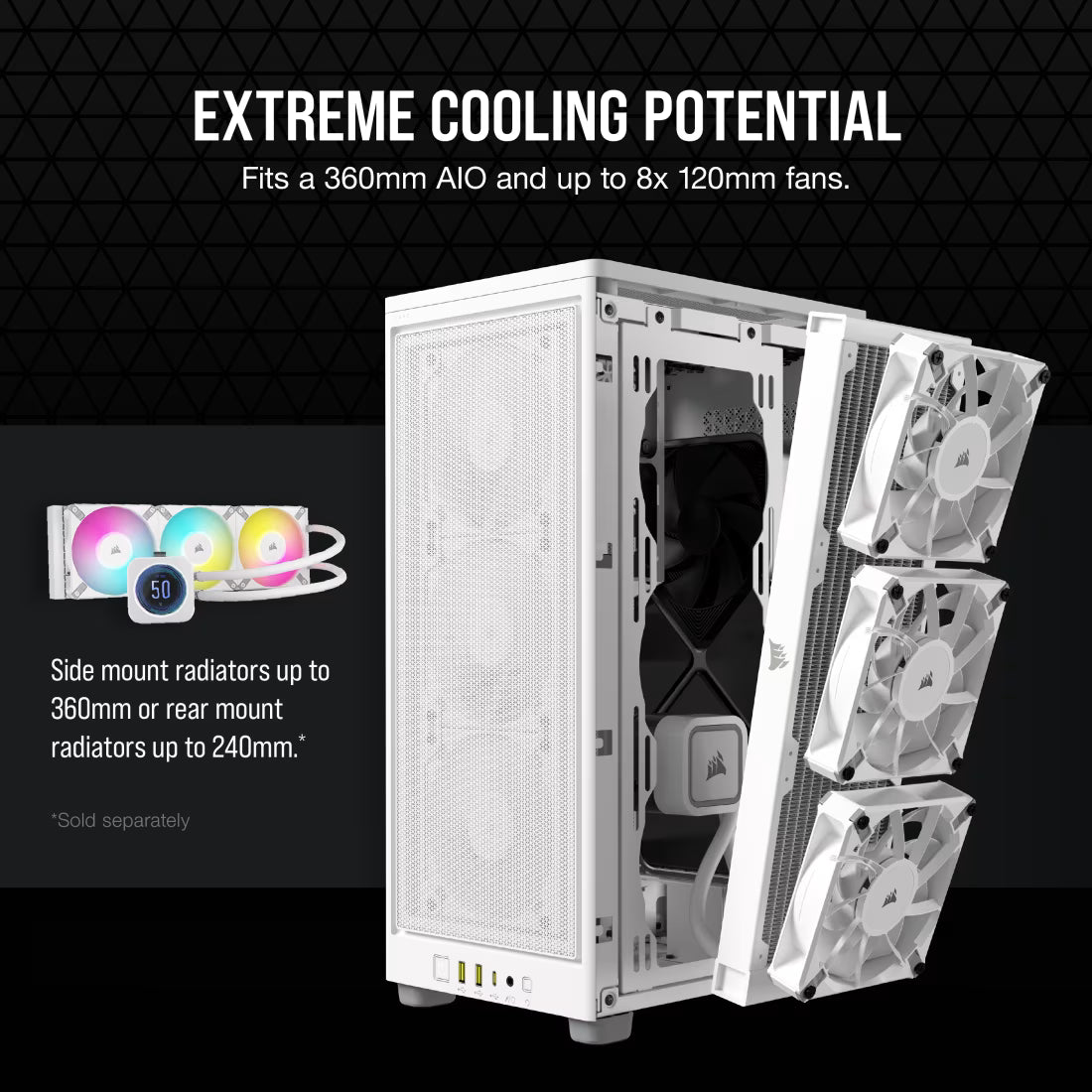 Corsair 2000D Air Flow White