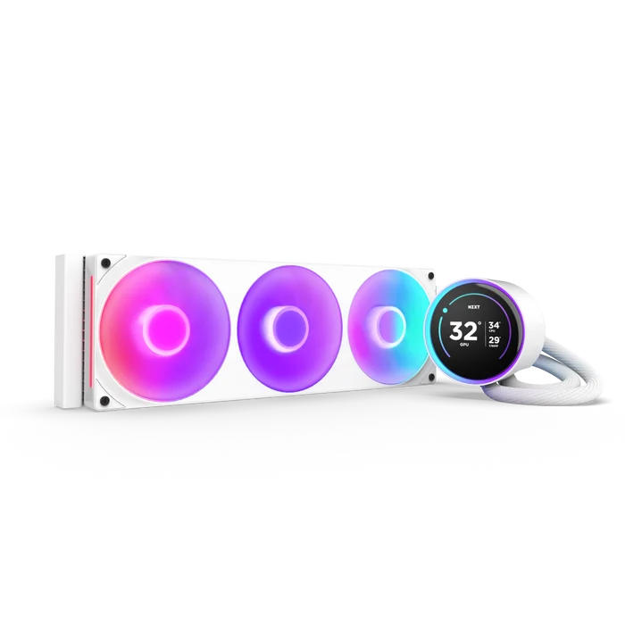 NZXT Kraken Elite RGB 420 AIO CPU Cooler White