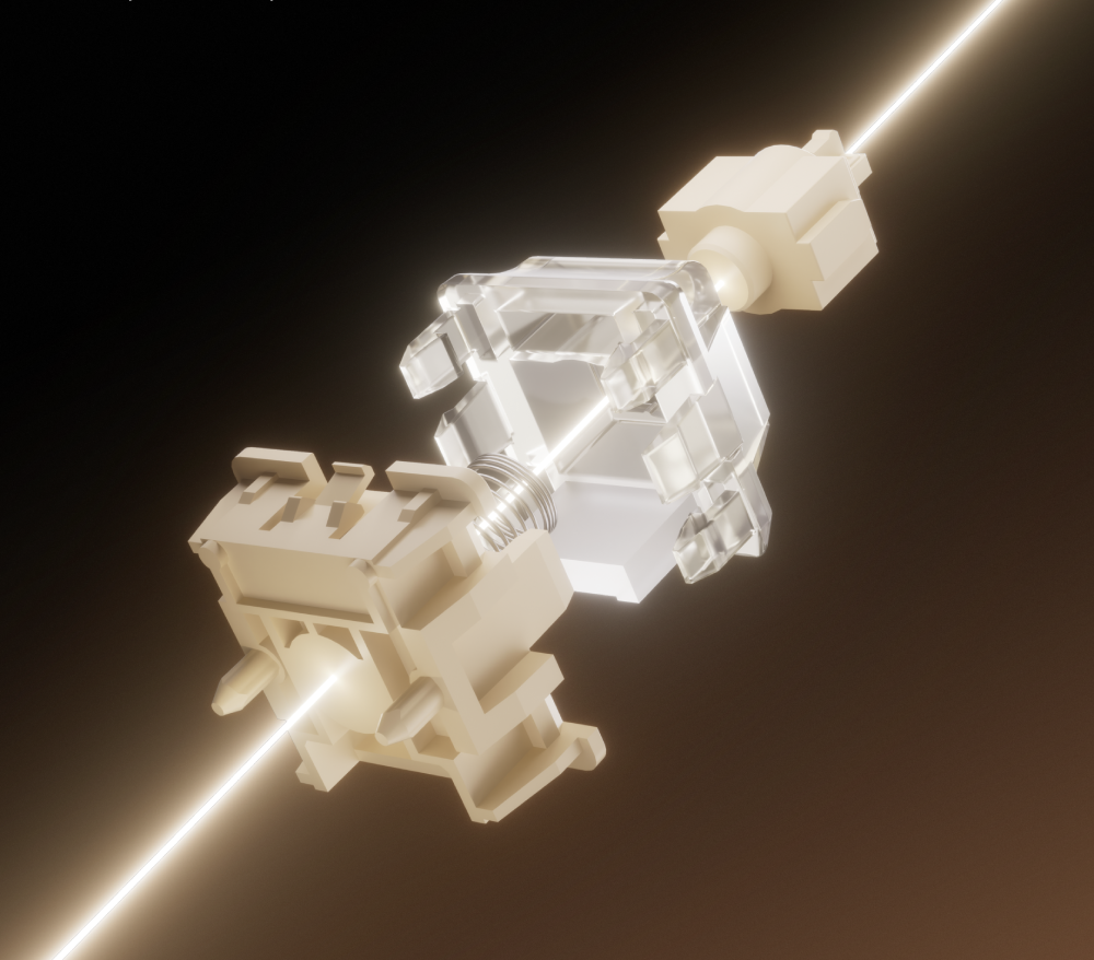 OwLab Ti magnetic switch used in the HEX80, exploded view