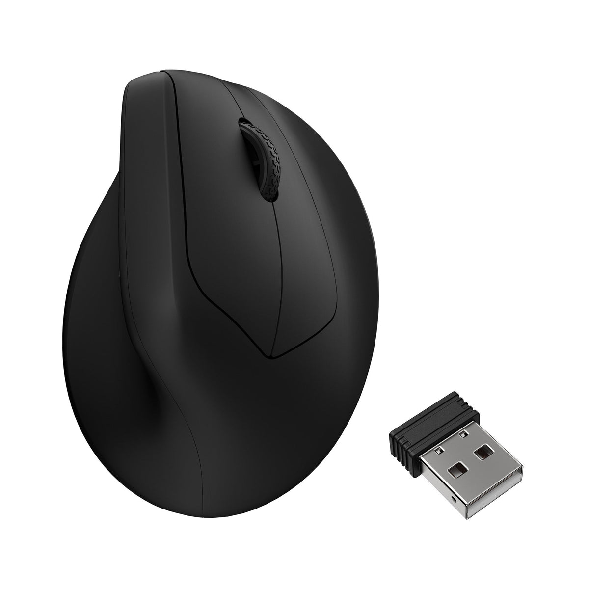 Keychron M5 8K Wireless Ergonomic Mouse – Black
