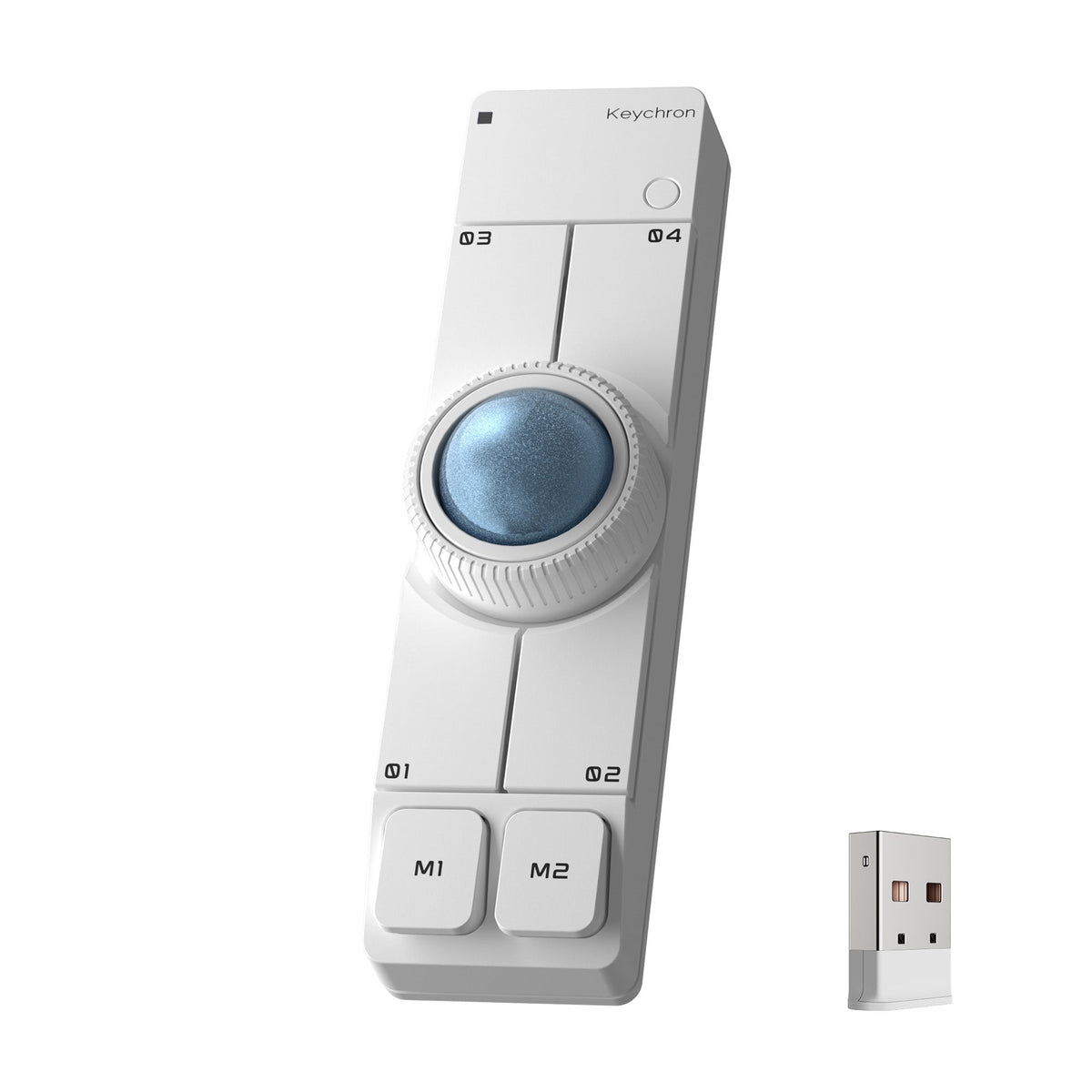 Keychron Nape Pro Wireless Trackball Mouse – White