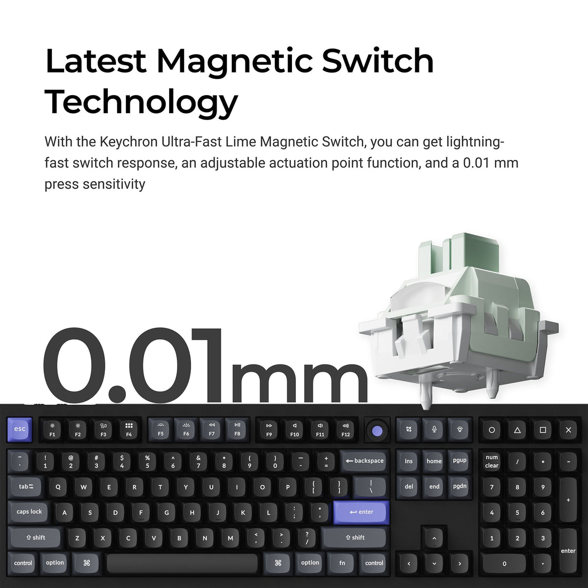 Keychron Q6 HE 8K Wired Magnetic Switch Keyboard – photo 2