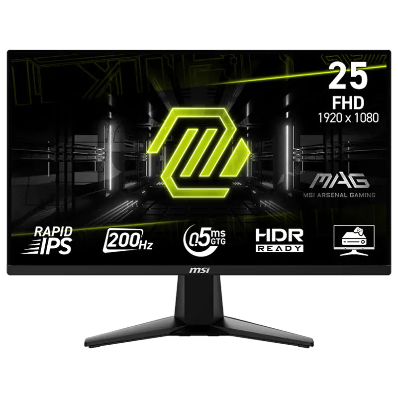 MSI MAG 255F E20 24.5" FHD Rapid IPS 200Hz Gaming Monitor