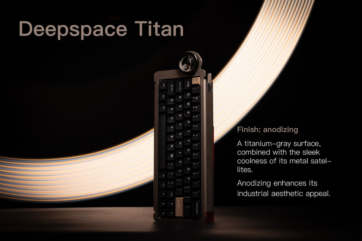 Deepspace Titan colourway with its titanium-grey anodised finish