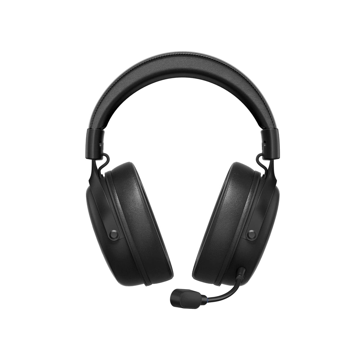 MCHOSE V9 Pro gaming headset in Steel Black, front view