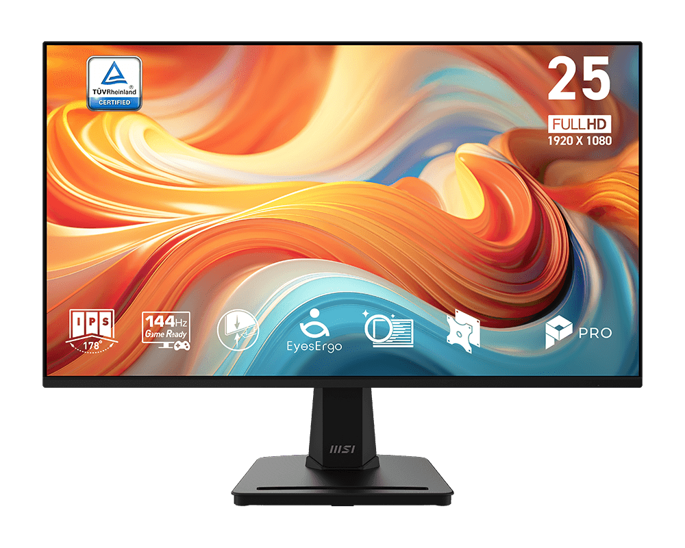 MSI PRO MP251 E14L 24.5" FHD 144Hz IPS monitor