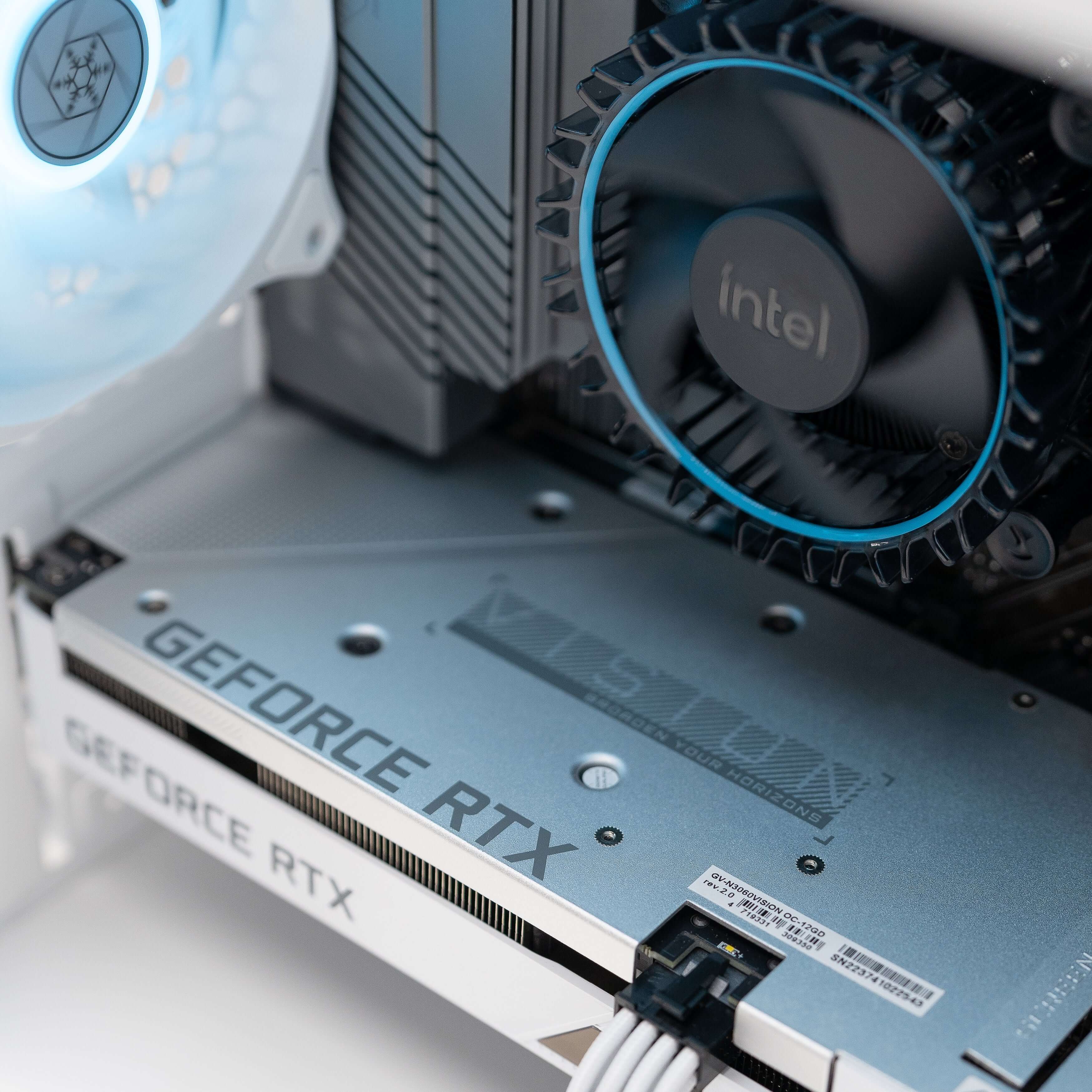 Intel i3-12100F CPU close-up in the KUDAN: LVL 5 Gaming PC