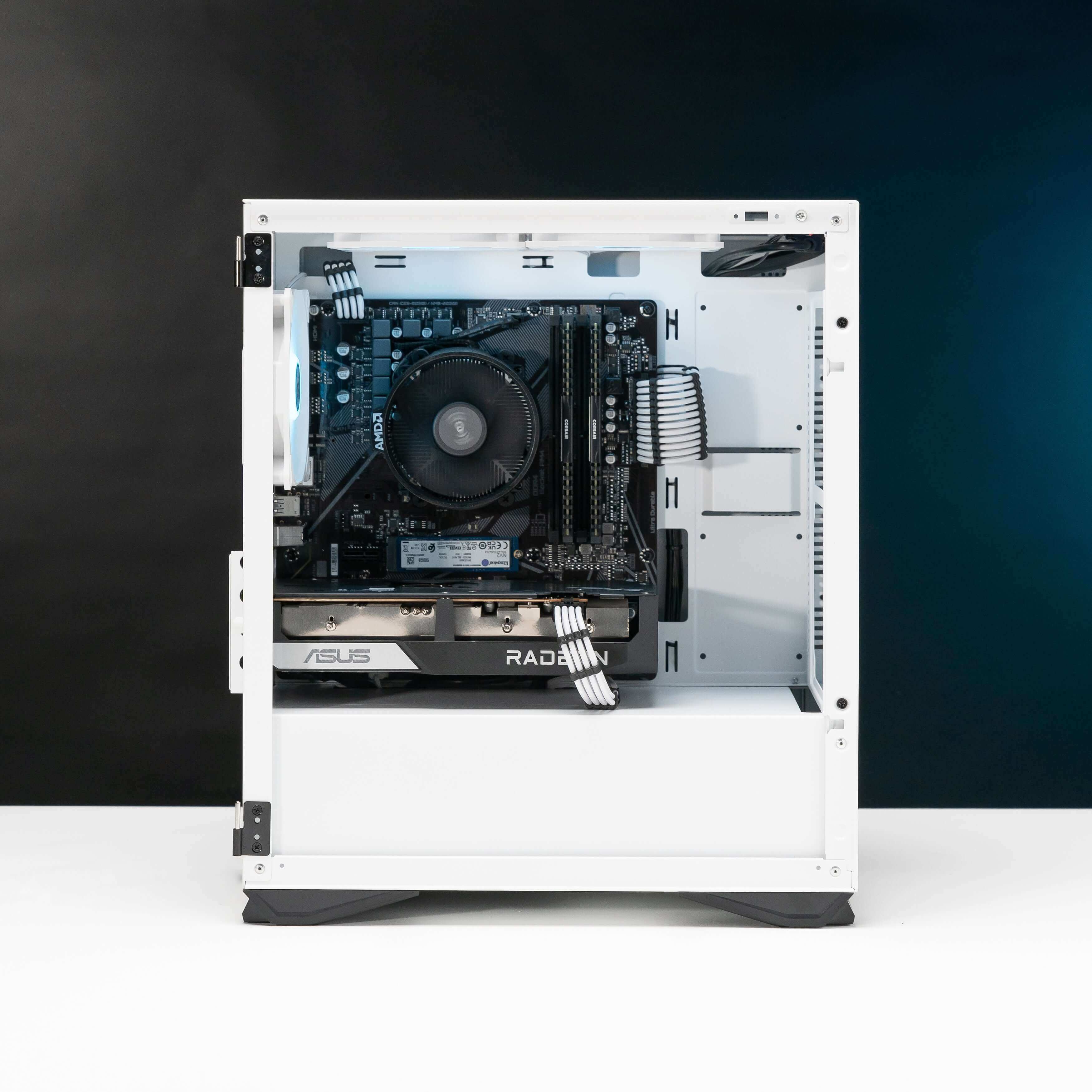 Radeon RX 6600 8GB graphics card in the KUDAN: LVL 3 Gaming PC