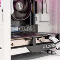 Close-up of AMD Ryzen 5 5600 CPU in the KUDAN: LVL 12 Gaming PC
