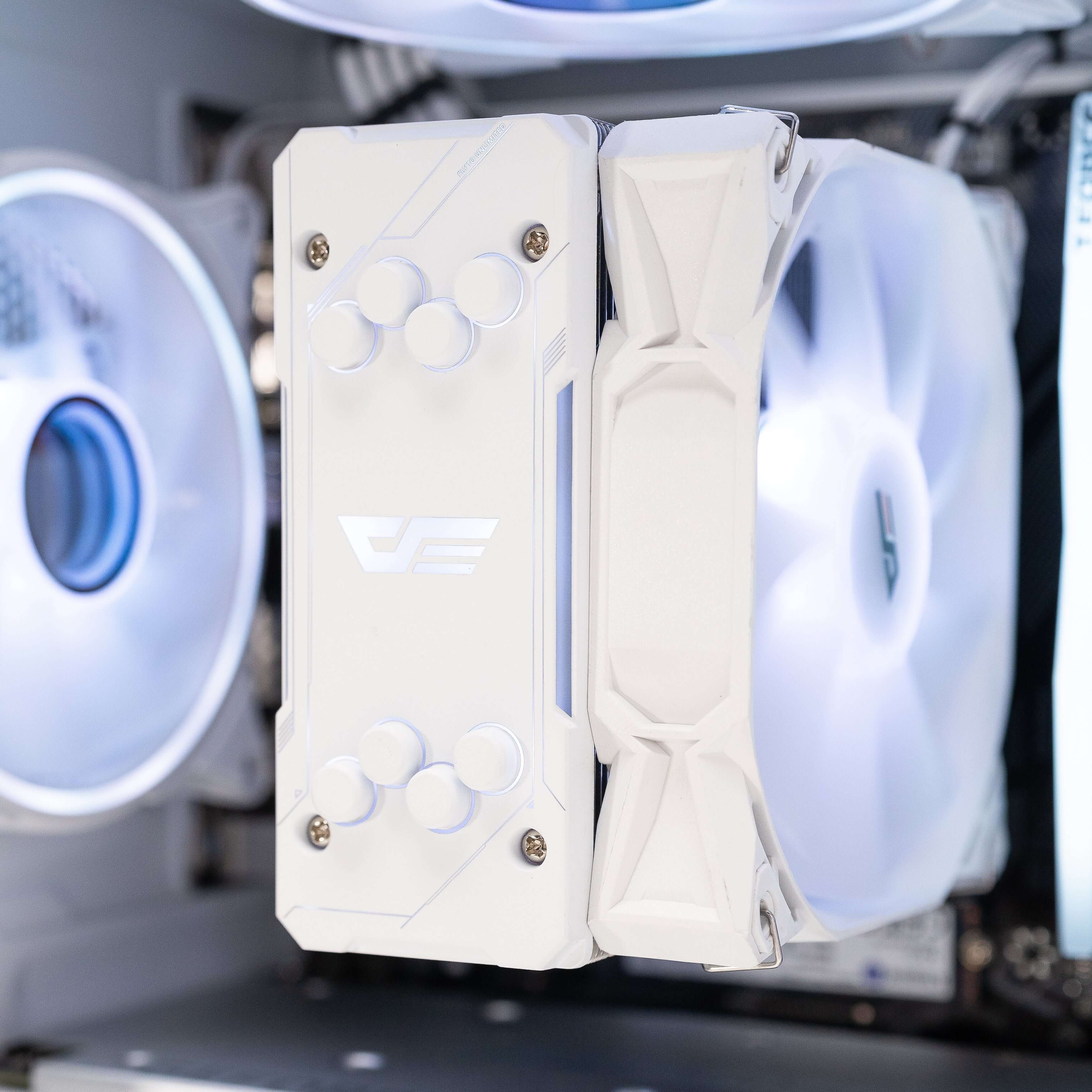 Close-up shot showcases Ryzen 5 5600 CPU, driving force behind NZXT: LVL 6 Gaming PC's impressive performance.