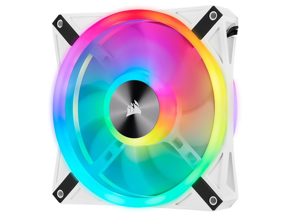 Corsair iCUE QL140 RGB 140mm PWM White Fan - Single Pack