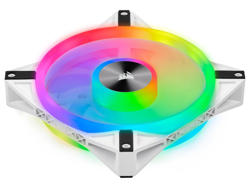 Corsair iCUE QL140 RGB 140mm PWM White Fan - Single Pack