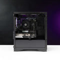 Detailed Side Perspective of the Arrow LVL 12 Gaming PC Featuring AsRock B550M Pro4 Motherboard