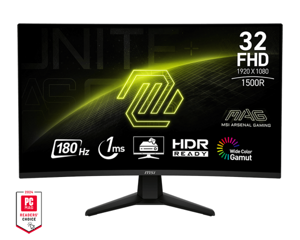 MSI MAG 32C6 31.5" FHD VA 180Hz 1ms Gaming Monitor
