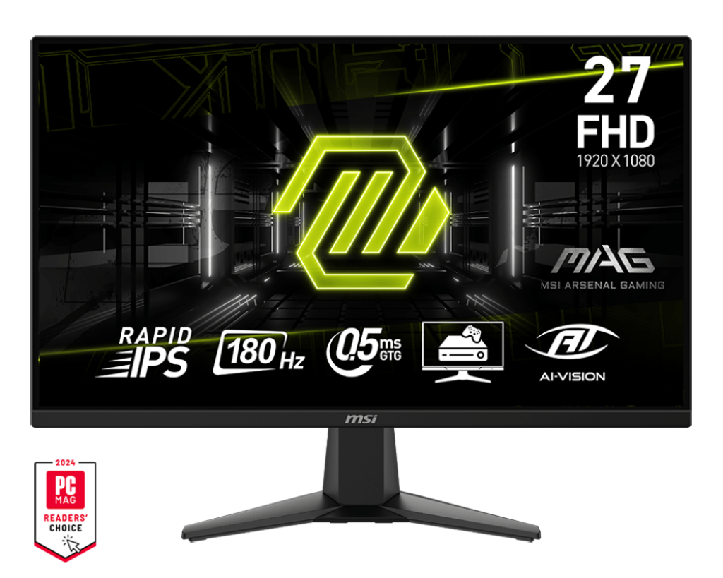 MSI MAG 275F 27" FHD Rapid IPS 180Hz 0.5ms Gaming Monitor