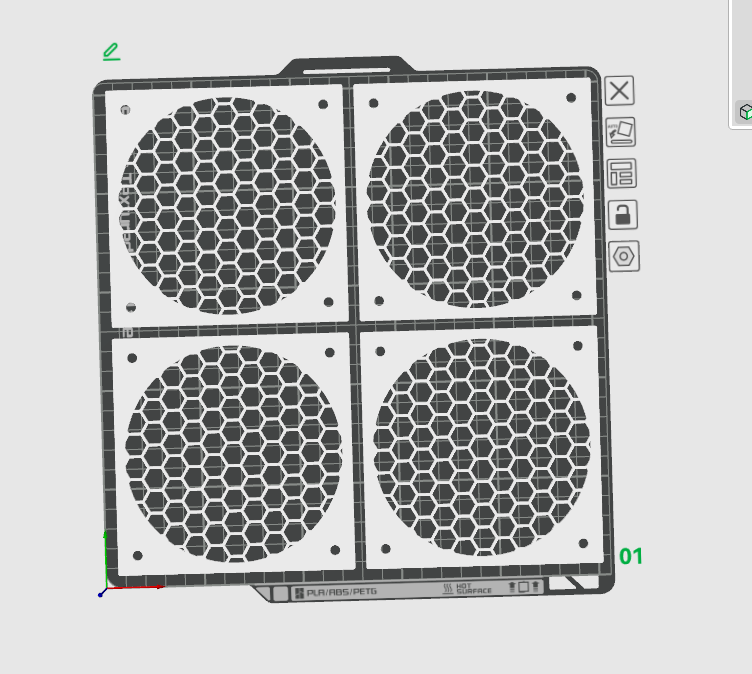 Radium 120mm Fan Grill