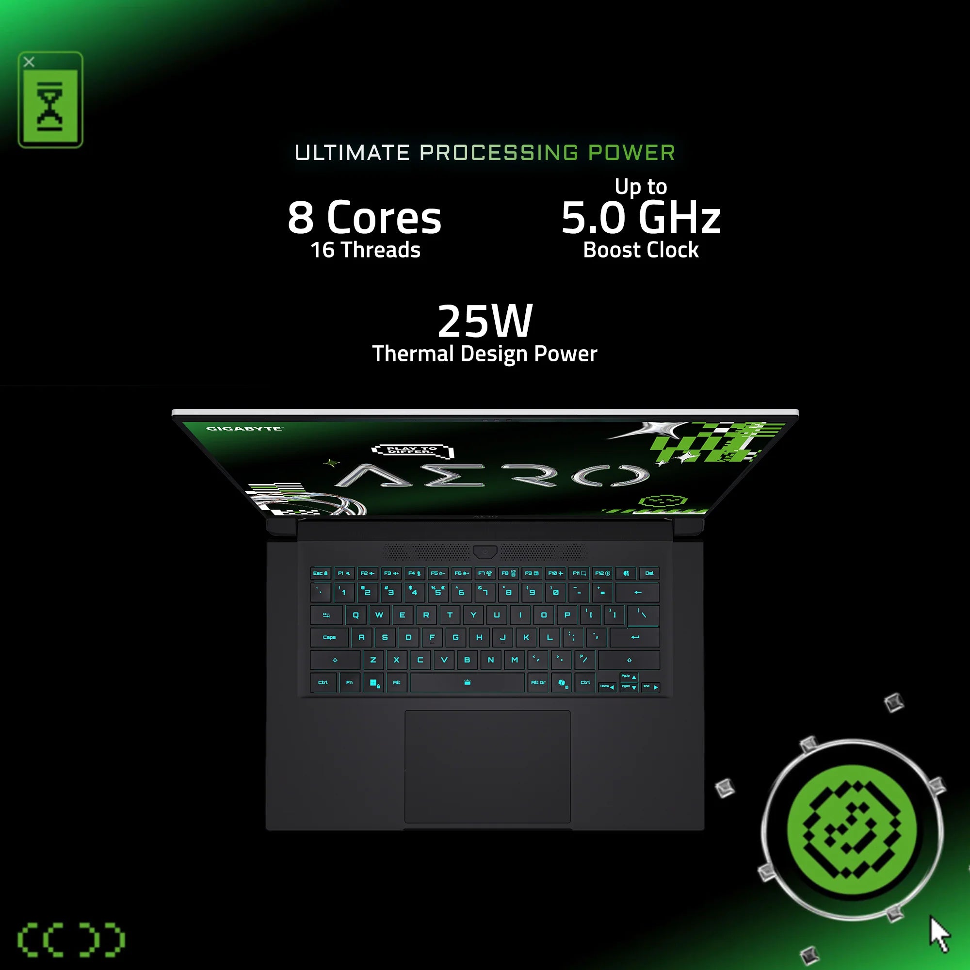 GIGABYTE AERO X16 | RTX 5070 | Ryzen AI 7 350 | 16GB | 1TB | Gaming Laptop
