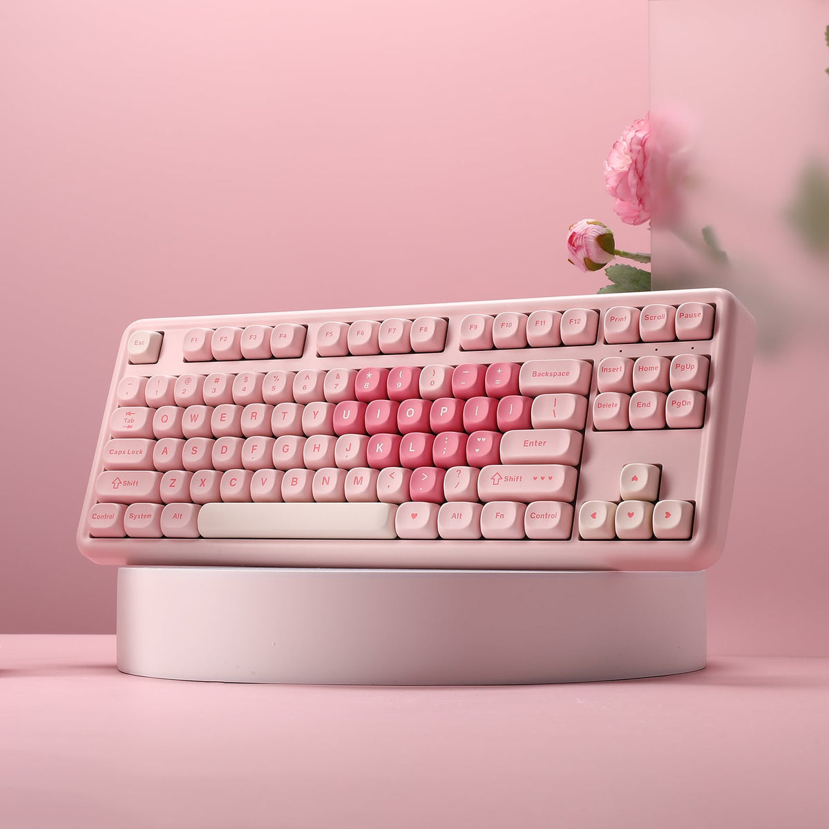 B87 in Pink on a display stand