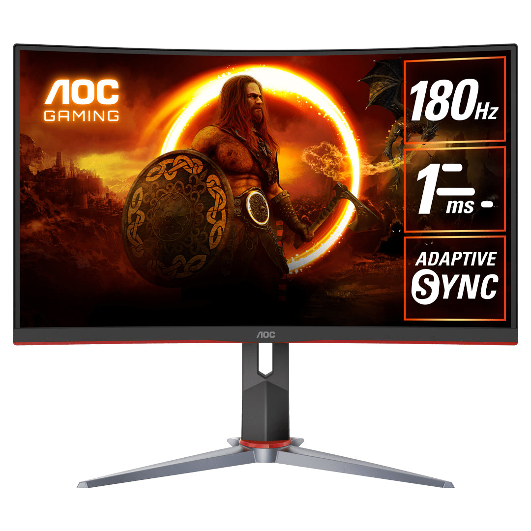 AOC CQ27G2X 27" QHD Curved 180Hz Gaming Monitor