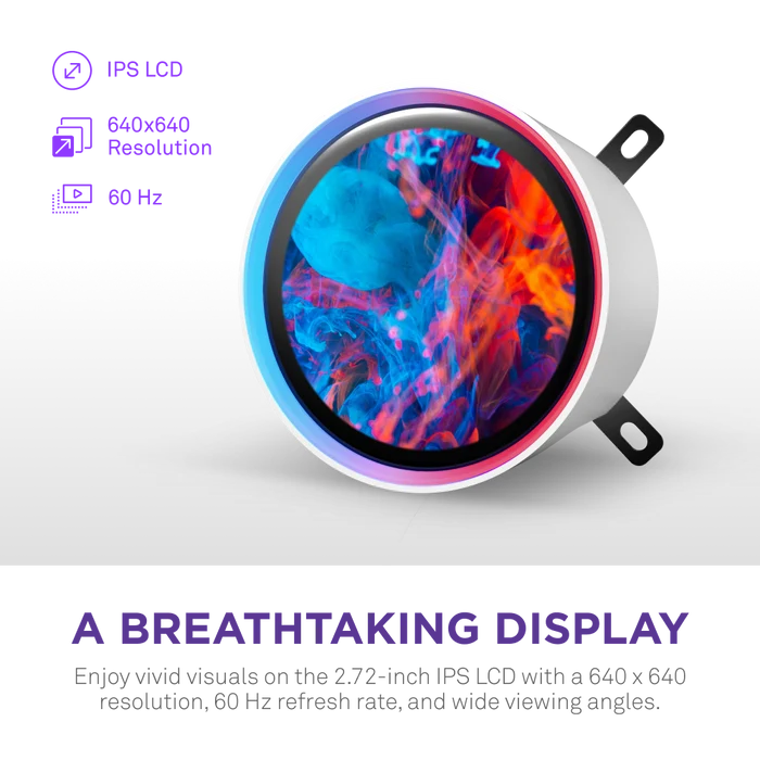 NZXT Kraken Elite RGB 420 AIO CPU Cooler White