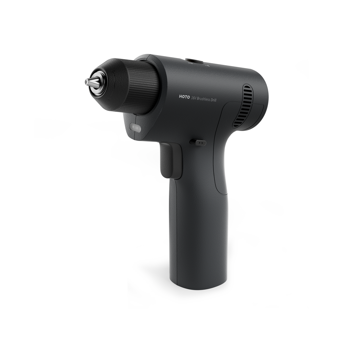 HOTO 16V Brushless Drill, angled view