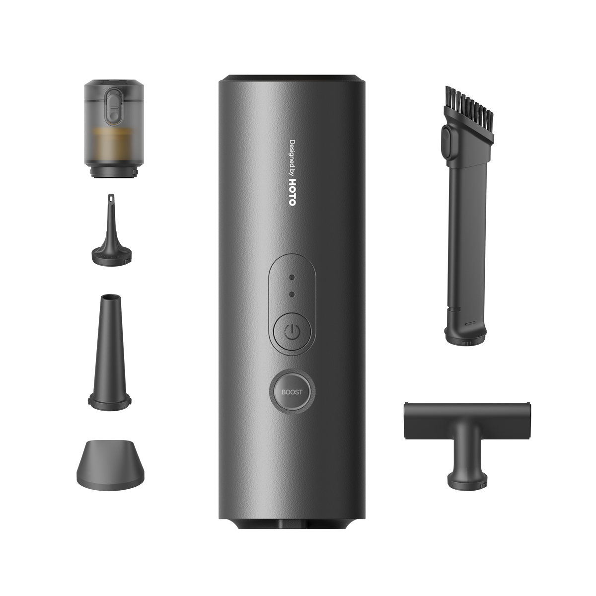 HOTO AutoCare Air Duster & Vacuum with included attachments