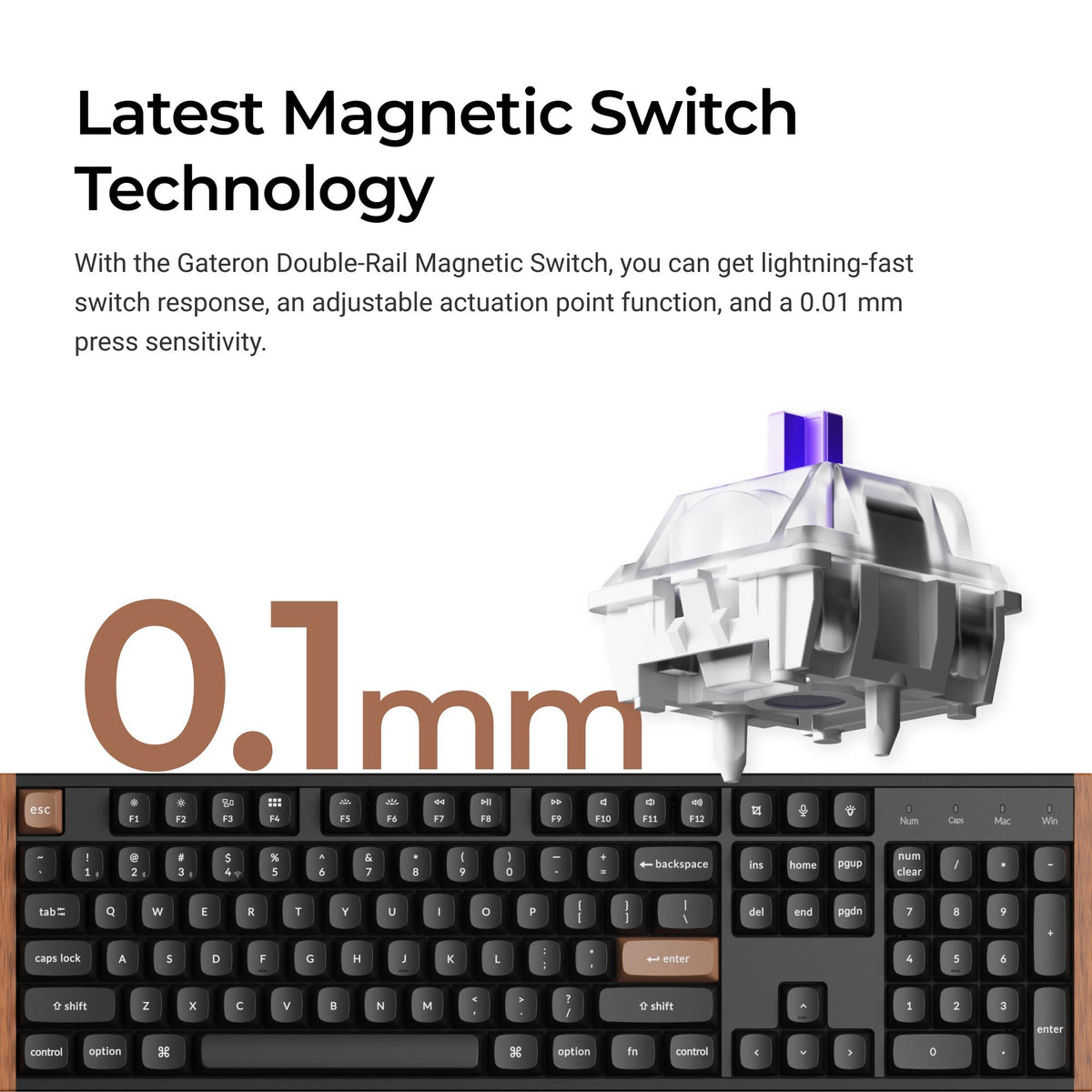 Keychron K10 HE Gateron Magnetic Switch