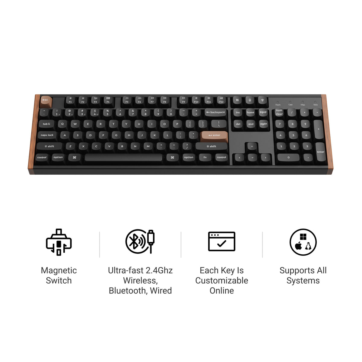 Keychron K10 HE Iconic Features