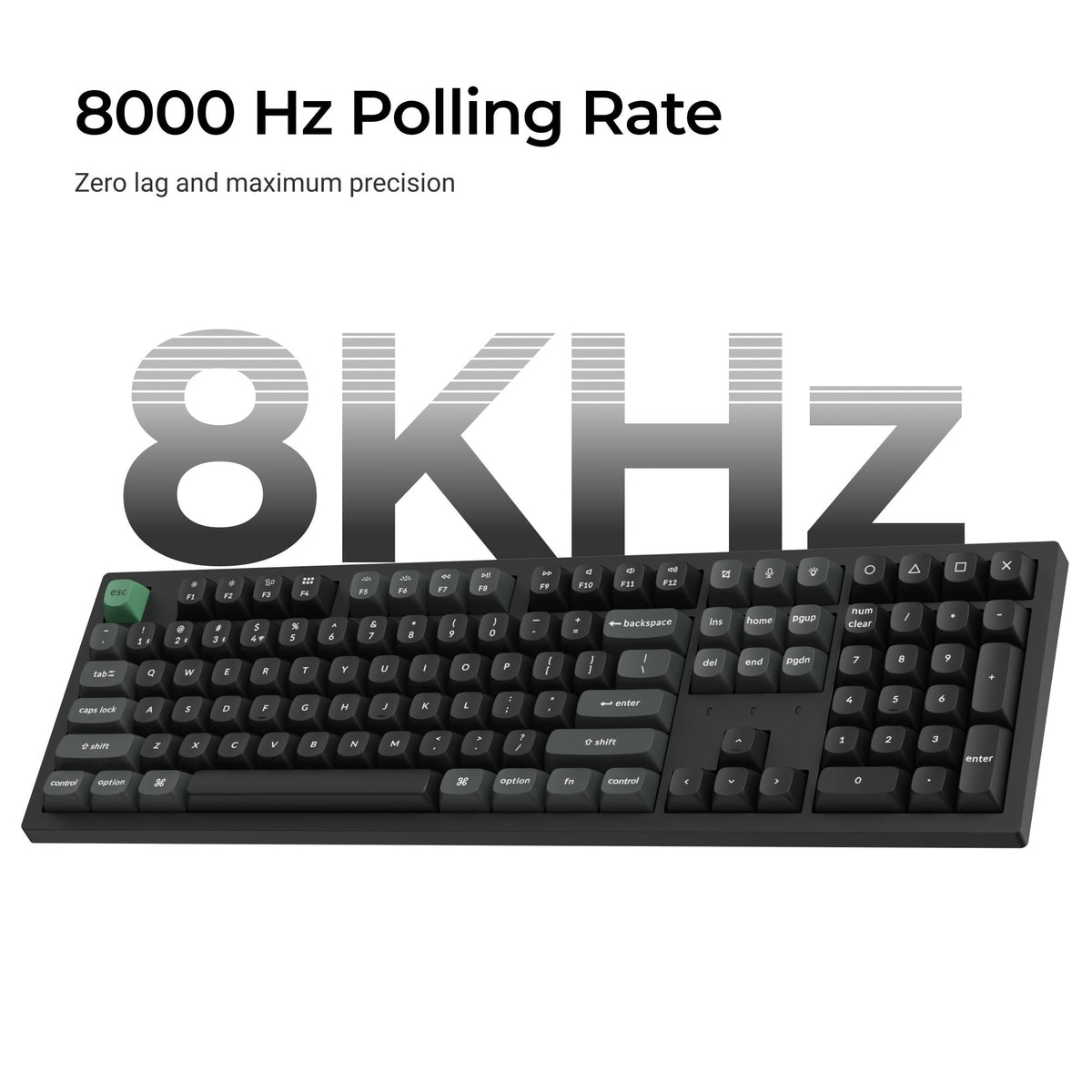K10 Ultra 8K 8000 Hz polling rate
