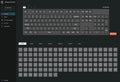 Lemokey X2 Full-size Red Backlit Wired Mechanical Keyboard with M55 mouse combo