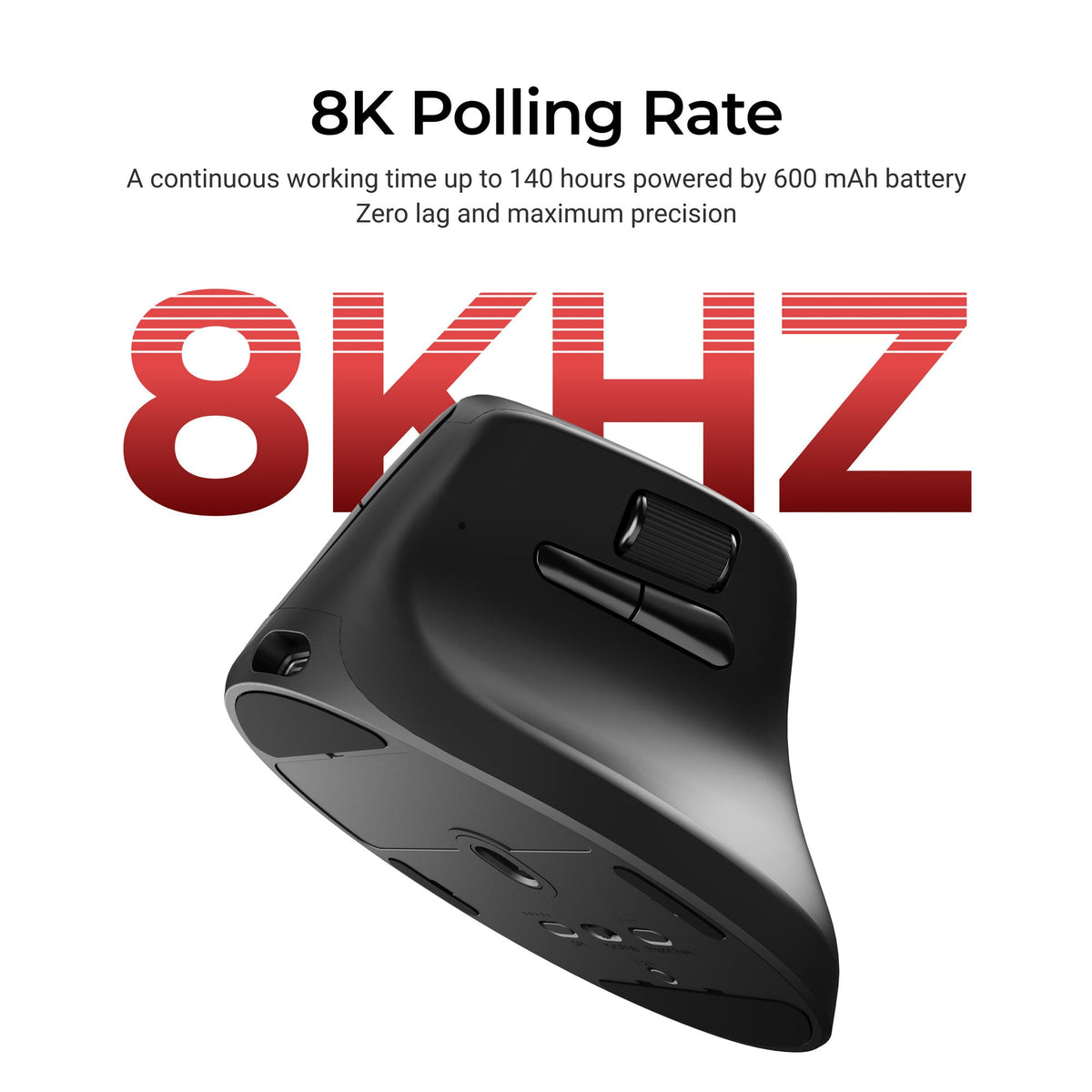 Keychron M5 8K Wireless Ergonomic Mouse – photo 2