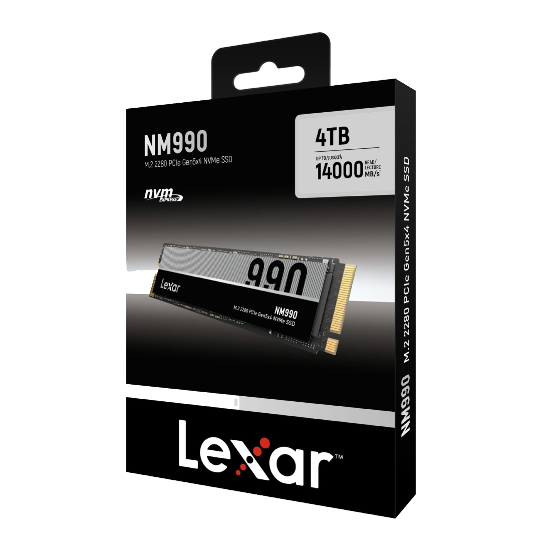 Lexar 4TB NM990 M.2 2280 PCIe Gen 5x4 NVMe SSD