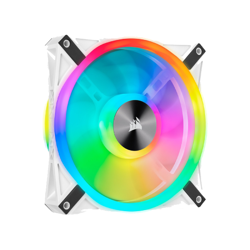 Corsair iCUE QL140 RGB 140mm PWM White Fan - Single Pack