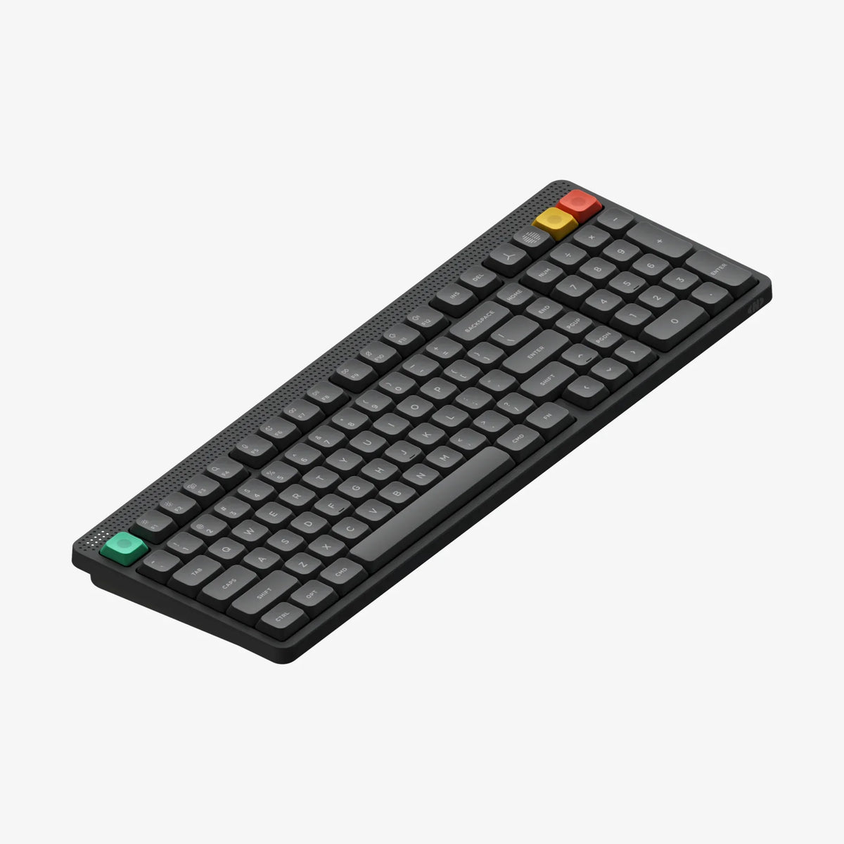NuPhy Node100 Low-Profile Wireless Mechanical Keyboard – Ink Gray / Blush Nano, Ink Gray / Brown Nano