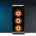 Front view of the OMEN: LVL 13 EOFY SALE Gaming PC with Deepcool Matrexx 50 case