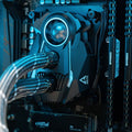 Close-up of AMD Ryzen 5 5600 CPU in the OMEN: LVL 12 Gaming PC