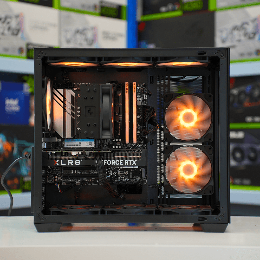 Prism Core Black | RTX 5060 | Ryzen 5 7500F | Gaming PC