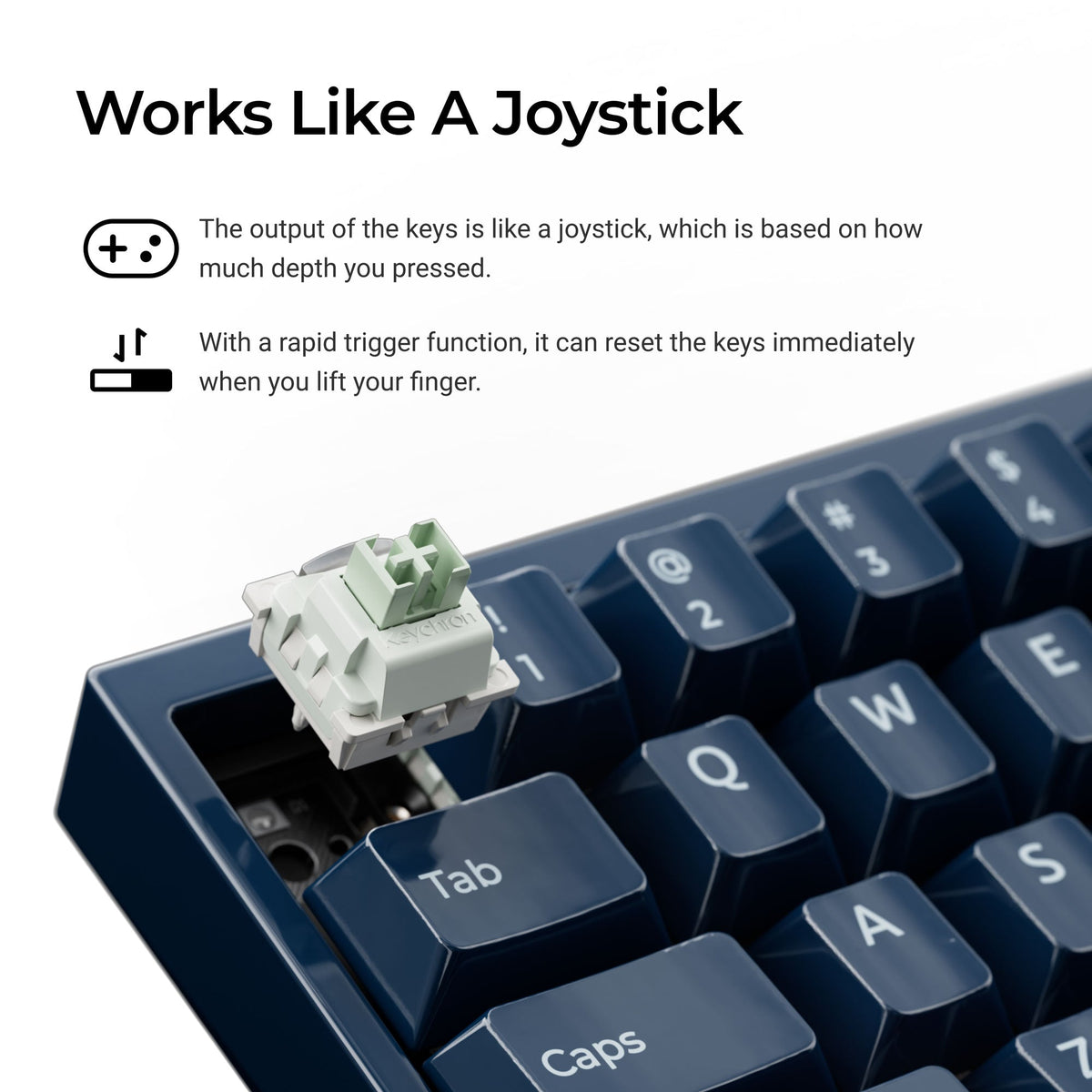 Q16 HE 8K magnetic switch features