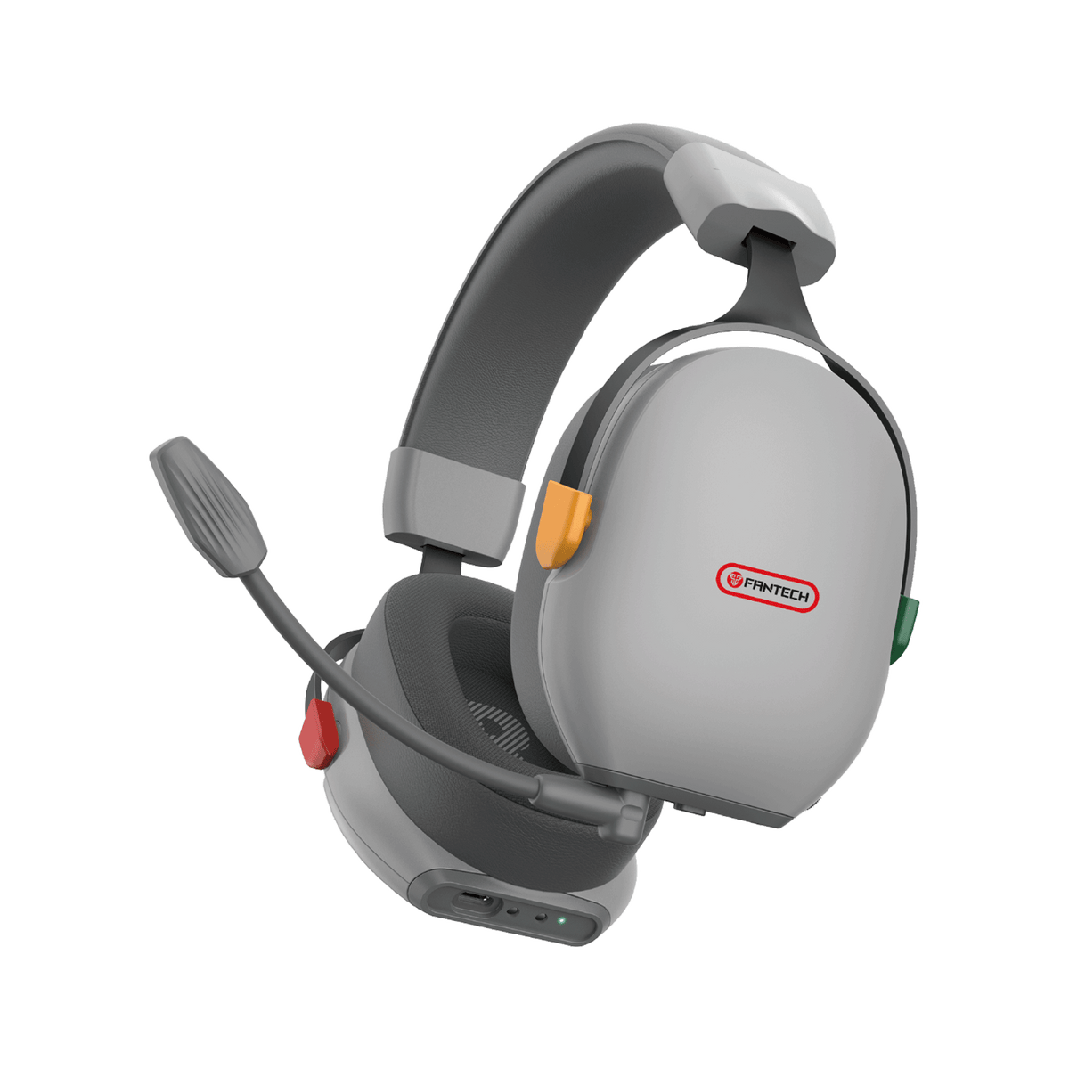 Fantech CARBON PRO WHG06 SUPER MAXFIT headset with mic, angled view