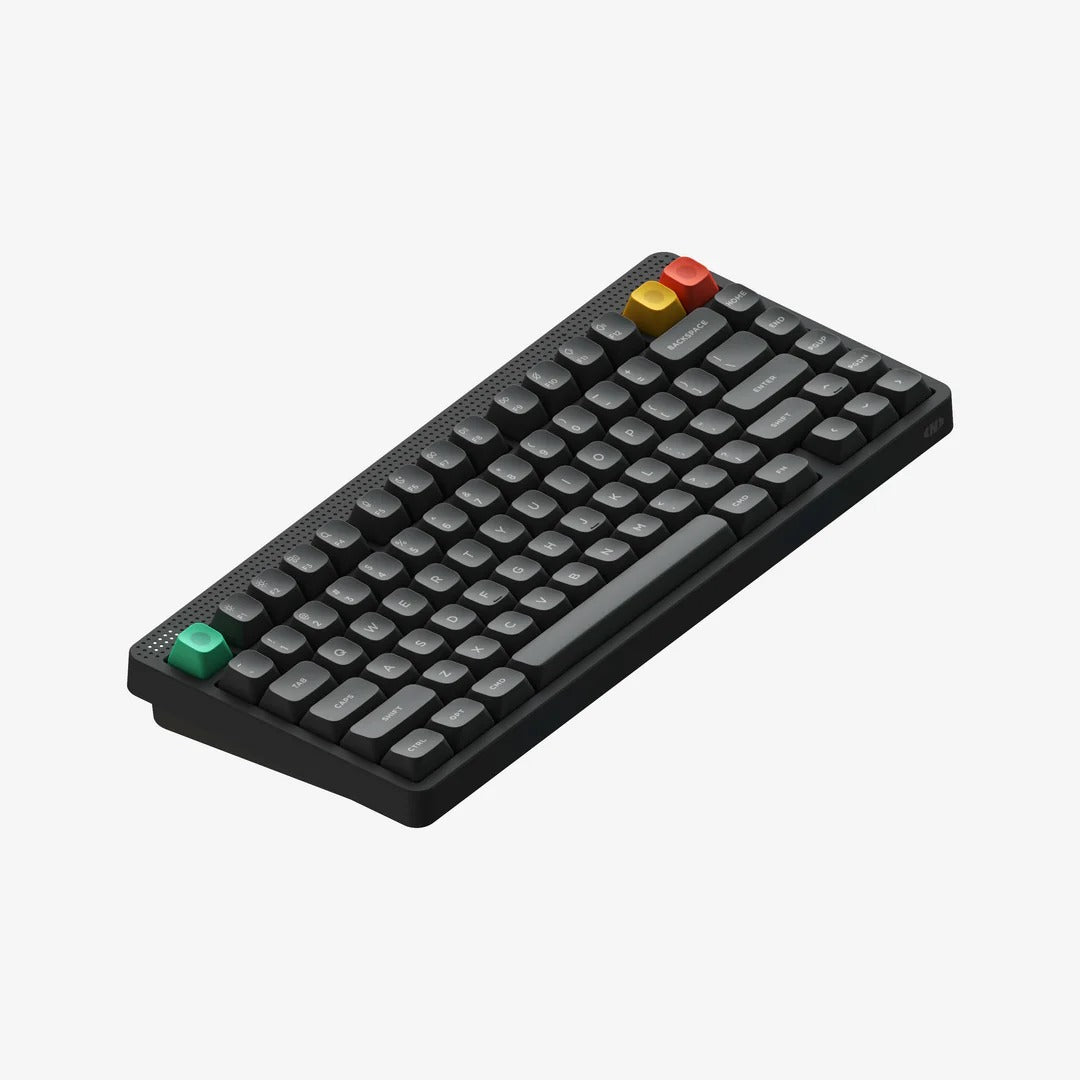 NuPhy Node75 high-profile wireless mechanical keyboard (Ink Gray, Blush Max)