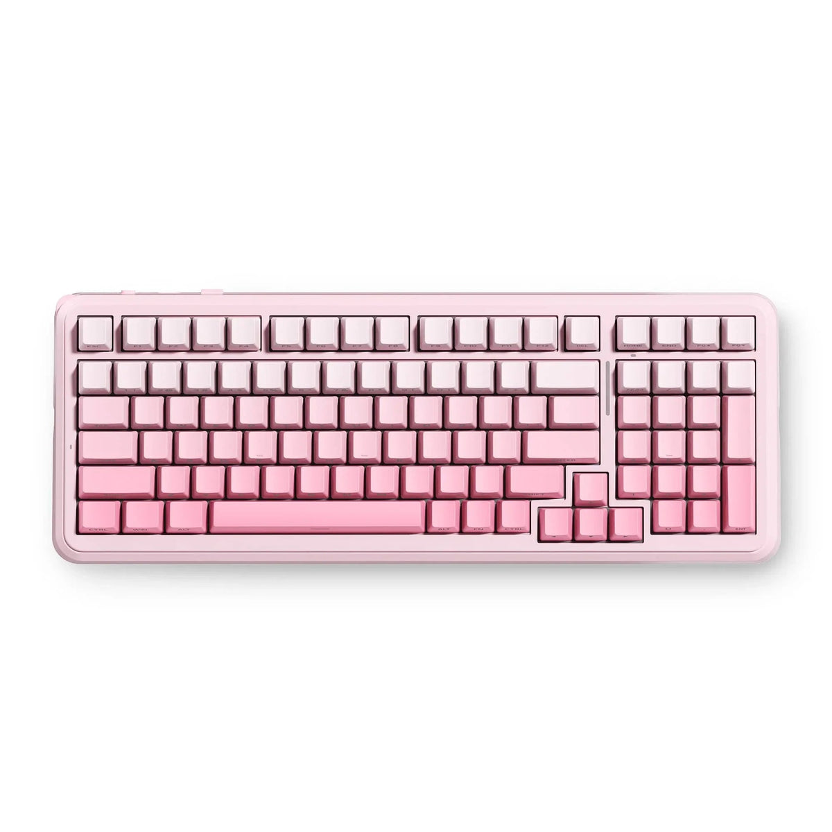 MCHOSE K99 V3 keyboard in Pink Gradient, top view