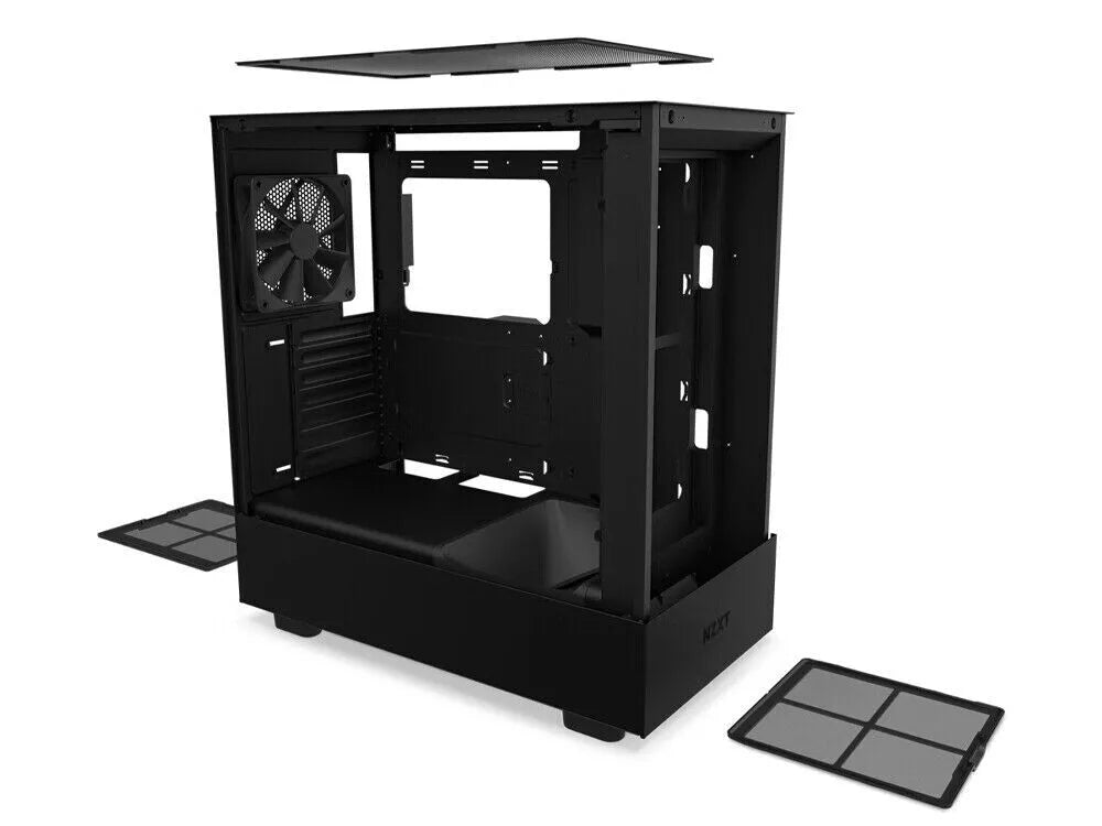 NZXT H5 Flow ATX Mid Tower Computer Case - Black