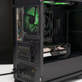 Top-down view of the ARROW: LVL 3 Gaming PC featuring ASUS A520M-K Prime motherboard